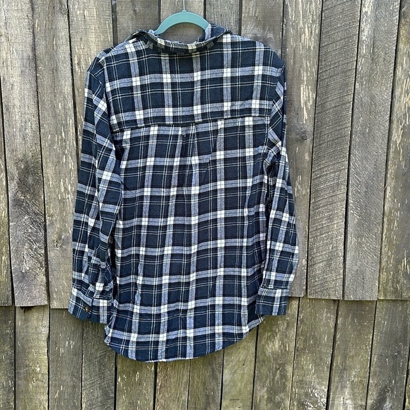 Men’s Field & Stream Flannel Button Down size Small Blue/White - Picture 7 of 7